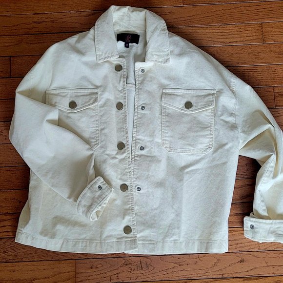 White corduroy Jacket size S - Picture 2 of 2